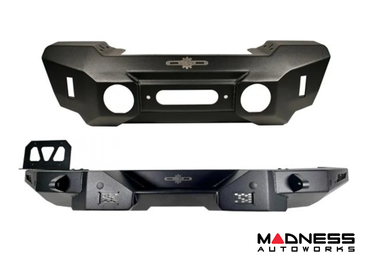 Jeep Wrangler JL Bumper - Front + Rear - Rock Slide Engineering - Steel - `18-`25 Jeep Wrangler JL Bumper - Front + Rear - Rock Slide Engineering - Steel - `18-`25